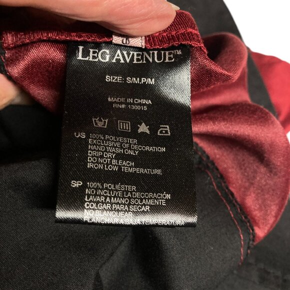 Leg Avenue Evil Mad Hatter Mens 2-Piece Halloween Costume Vest S/M Waistcoat M/L - Picture 16 of 16